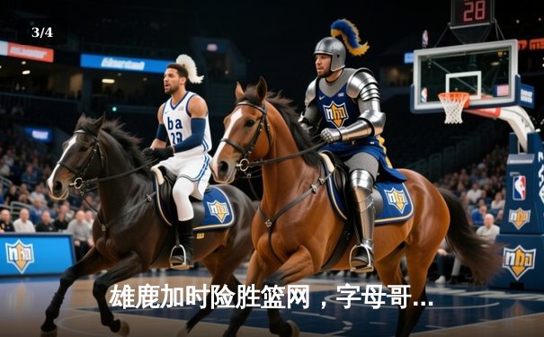 雄鹿加时险胜篮网，字母哥44分主宰关键时刻 - 3